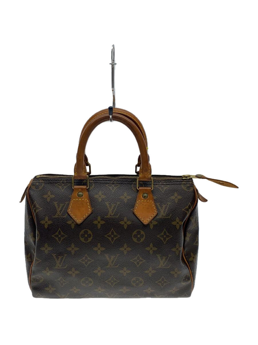 【中古】LOUIS VUITTON◆スピーディ25_モノグラム・キャンバス/PVC/BRW//【バッグ】