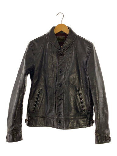 【中古】WACKO MARIA◆A-1/サイドベルト/ヘチマ襟/レザージャケット/L/牛革/ブラック/12AW-LEA-05【メンズウェア】 【中古】WACKO MARIA◆A-1/サイドベルト/ヘチマ襟/レザージャケット/L/牛革/ブラック/12AW-LEA-05【メンズウェア】