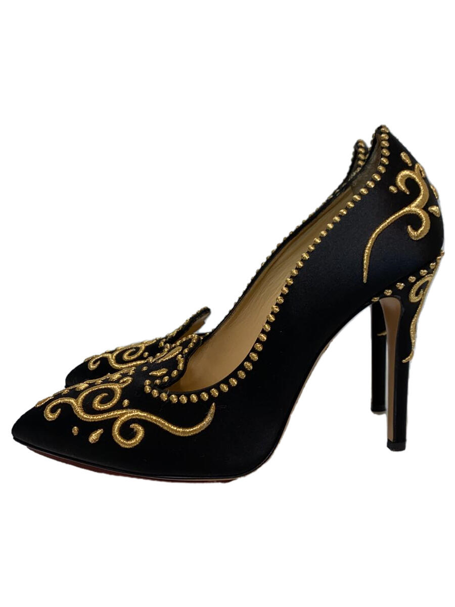 【中古】Charlotte Olympia◆パンプス/40/BLK【シューズ】