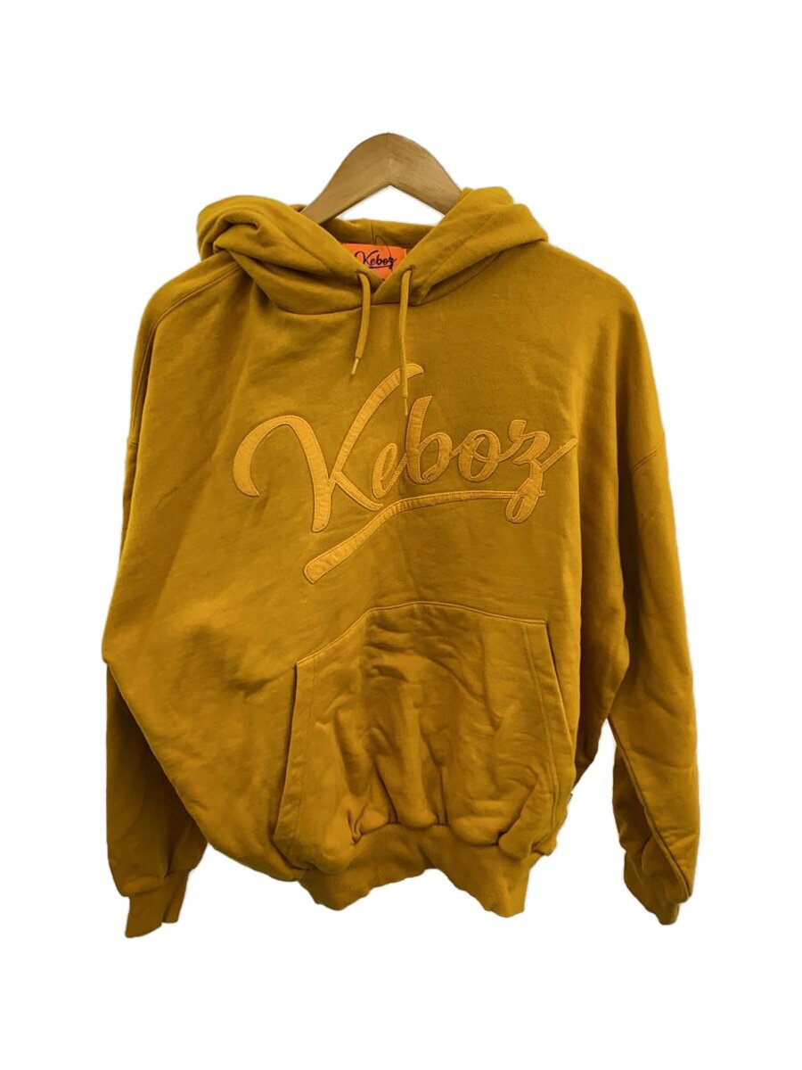【中古】Keboz◆パーカー/S/コットン/YLW【メンズウェア】