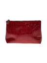 【中古】YVES SAINT LAURENT◆コスメポーチ/レッド/総柄//【バッグ】(4)