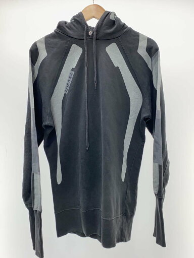 【中古】DIESEL◆パーカー/S/コットン/GRY【メンズウェア】 【中古】DIESEL◆パーカー/S/コットン/GRY【メンズウェア】