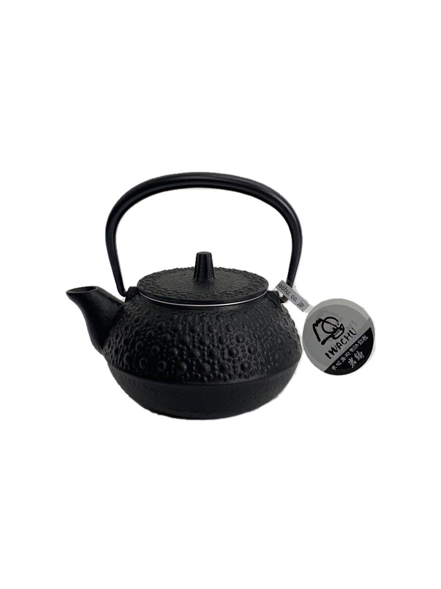 【中古】IWACHU◆鉄瓶兼用急須/BLK/南部鉄器/0.32L【キッチン用品】