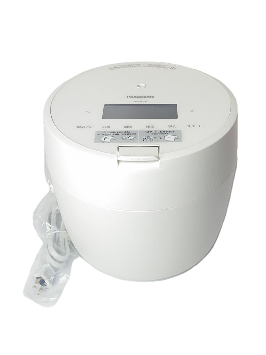 【中古】Panasonic◆炊飯器 SR-CR10B-W【家電・ビジュアル・オーディオ】
