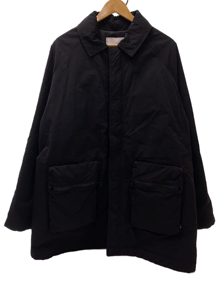 【中古】Liberaiders◆LR NYLON OVERCOAT/コート/M/ナイロン/BLK/760042203【メンズウェア】