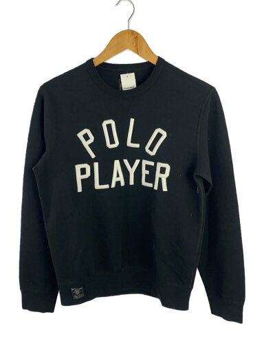 【中古】POLO RALPH LAUREN◆スウェット/XS/コットン/BLK/ブラック【メンズウェア】 【中古】POLO RALPH LAUREN◆スウェット/XS/コットン/BLK/ブラック【メンズウェア】