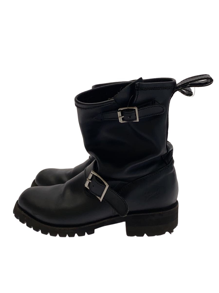 【中古】YOSUKE◆ブーツ/24.5cm/BLK/2810831-01【シューズ】