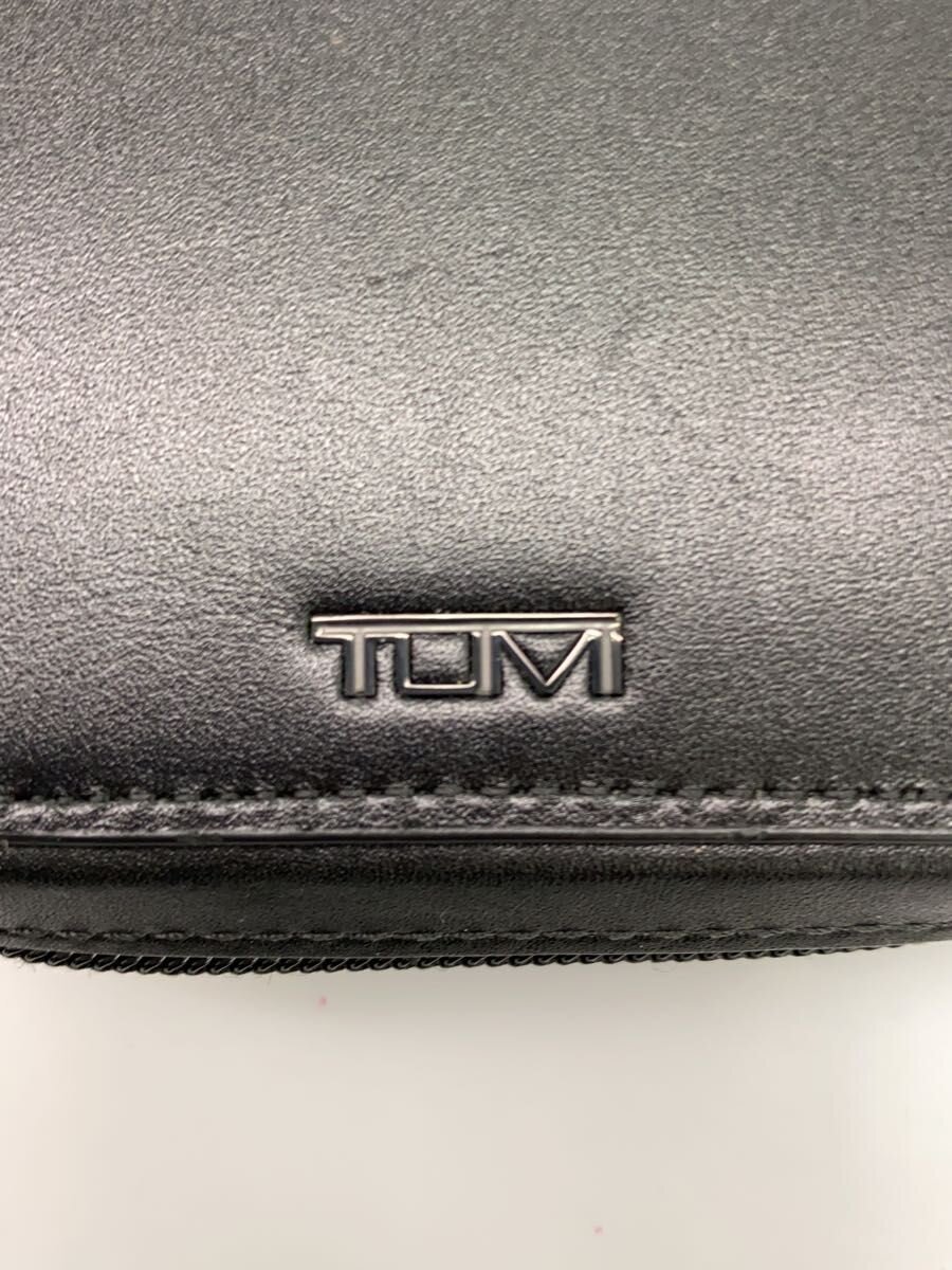 【中古】TUMI◆ラウンドジップ/長財布/レザー/BLK/メンズ/712108【服飾雑貨他】