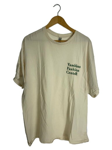 【中古】Vambino Fashion Center/Tシャツ/XXL/コットン/IVO【メンズウェア】 【中古】Vambino Fashion Center/Tシャツ/XXL/コットン/IVO【メンズウェア】