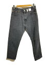 【中古】Levi’s◆560/アメリカ製/ブラックデニム/後染め/ボトム/--/コットン//【レディースウェア】