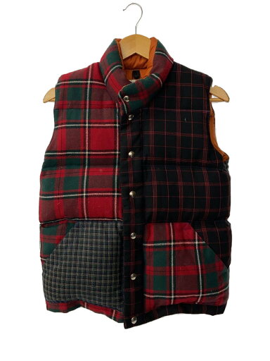 【中古】CRESCENT DOWN WORKS◆ダウンベスト/XS/ウール【メンズウェア】 【中古】CRESCENT DOWN WORKS◆ダウンベスト/XS/ウール【メンズウェア】