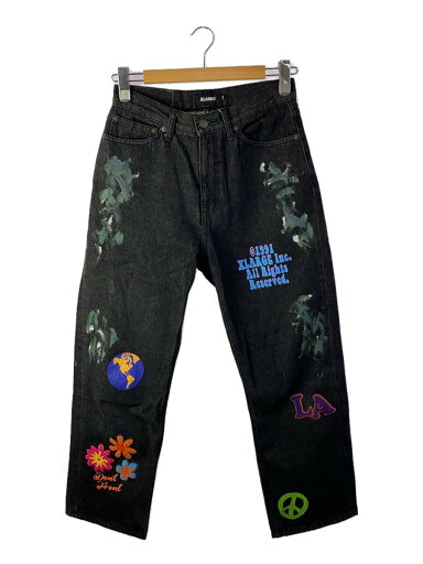 【中古】X-LARGE◆FLOWER DENIM PANTS/30/デニム/BLK/101224031006【メンズウェア】 【中古】X-LARGE◆FLOWER DENIM PANTS/30/デニム/BLK/101224031006【メンズウェア】