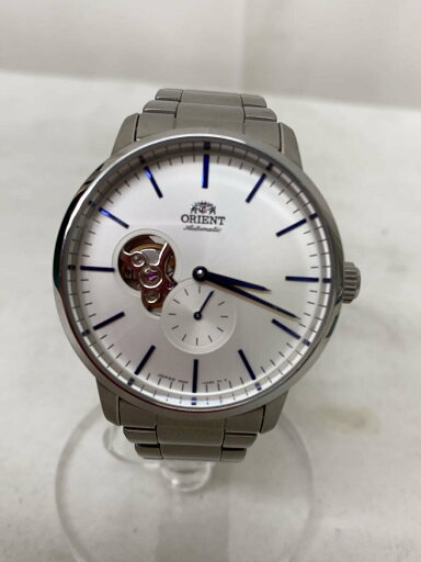 【中古】ORIENT◆自動巻腕時計/アナログ/ステンレス/WHT/SLV/F6S2-UAB0【服飾雑貨他】 【中古】ORIENT◆自動巻腕時計/アナログ/ステンレス/WHT/SLV/F6S2-UAB0【服飾雑貨他】