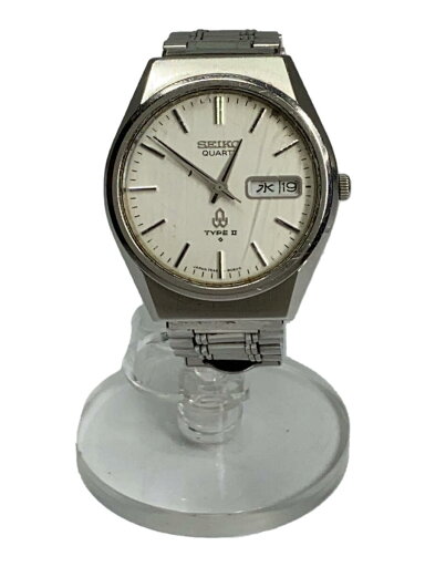 【中古】SEIKO◆クォーツ腕時計/アナログ/ステンレス/WHT/SLV/SS/7546-8070【服飾雑貨他】 【中古】SEIKO◆クォーツ腕時計/アナログ/ステンレス/WHT/SLV/SS/7546-8070【服飾雑貨他】