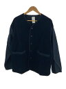 【中古】Porter Classic◆CORDUROY MOLESKIN HYBRID CARDIGAN/カバーオール/2/コットン/NVY【メンズウェア】