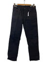 【中古】YCHAI◆ボトム/30/コットン/ブラック/無地/イカイ【メンズウェア】