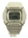 【中古】CASIO◆腕時計/デジタル/ラバー/GRY/WHT/ーー/DW-D5600P【服飾雑貨他】