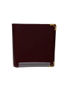 【中古】Cartier◆カルティエ/2つ折り財布/レザー/ボルドー/無地/レディース【服飾雑貨他】(4)