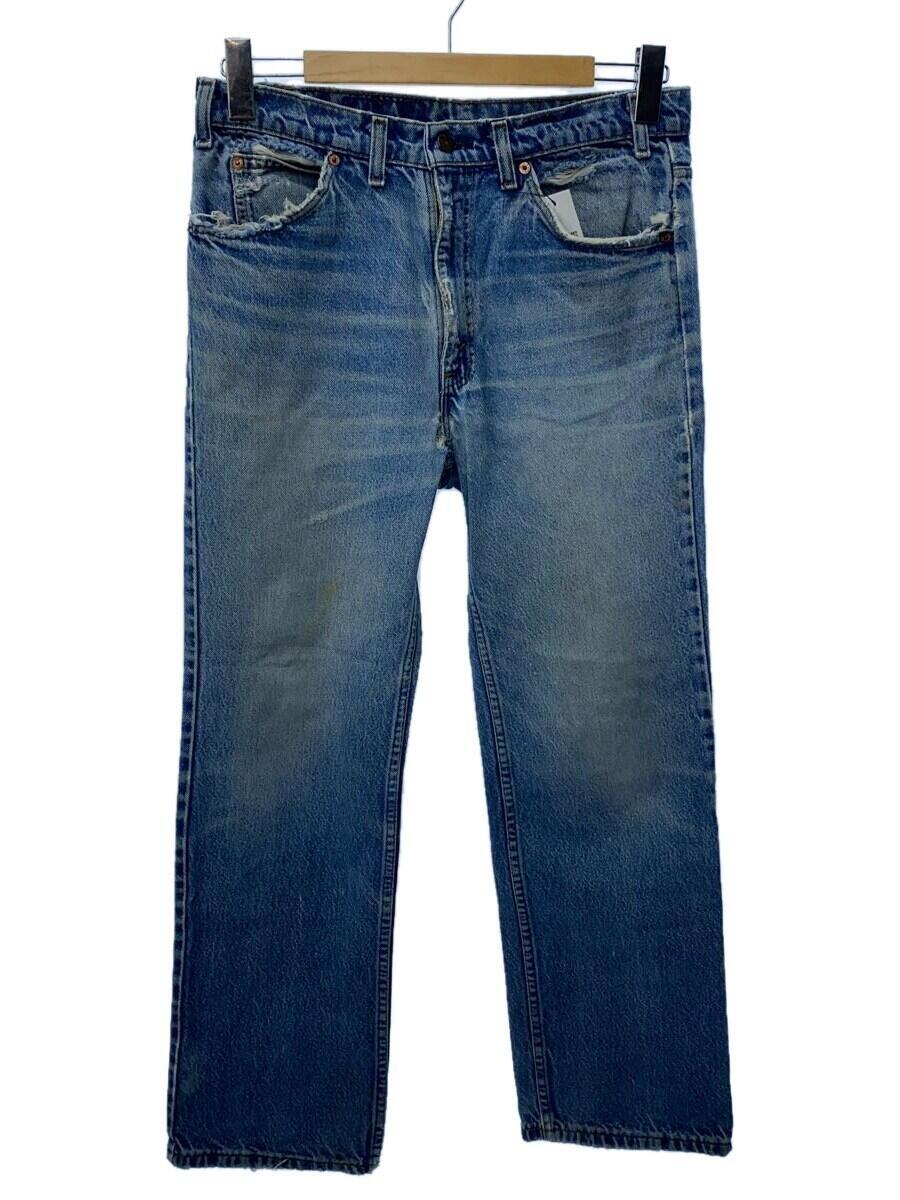 【中古】Levi’s◆80s/40517-0215/オレンジタブ/ボタン裏/554/ボトム/33/コットン/BLU//【メンズウェア】