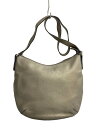 【中古】HIROFU◆ショルダーバッグ/レザー/GRY【バッグ】(4)
