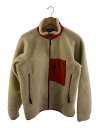 【中古】patagonia◆ジャケット/S/ポリエステル/クリーム/Classic Retro-X Jacket/2007年製【メンズウェア】