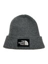 【中古】THE NORTH FACE◆ニットキャップ/--/アクリル/GRY/メンズ/NF0A3FJX【服飾雑貨他】