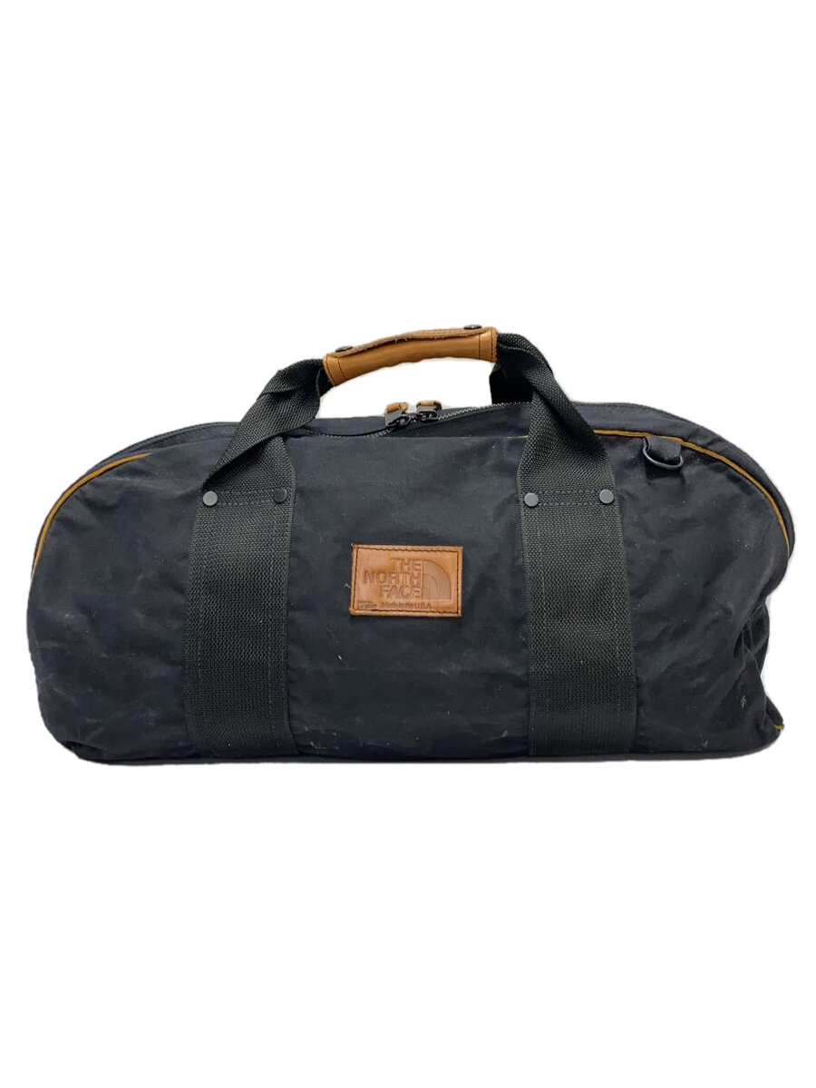 【中古】THE NORTH FACE◆ボストンバッグ/コットン/BLK/無地/A2ZFD【バッグ】