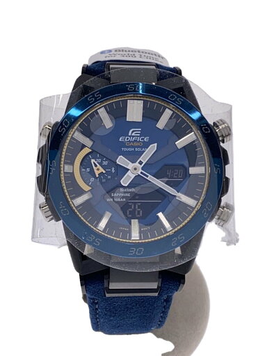 【中古】CASIO◆ソーラー腕時計_EDIFICE/デジアナ/--/NVY/NVY【服飾雑貨他】 【中古】CASIO◆ソーラー腕時計_EDIFICE/デジアナ/--/NVY/NVY【服飾雑貨他】
