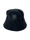 【中古】ARMANI EXCHANGE◆バケットハット/S/コットン/BLK/レディース/954703 3R107//【服飾雑貨他】
