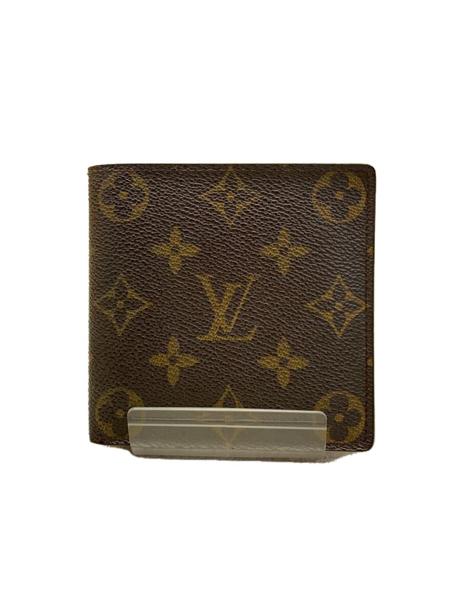 【中古】LOUIS VUITTON◆ポルト・フォイユ・マルコ_モノグラム・キャンバス_BRW/PVC/BRW/レディース//【服飾雑貨他】（楽天・2nd STREET 楽天市場店）
