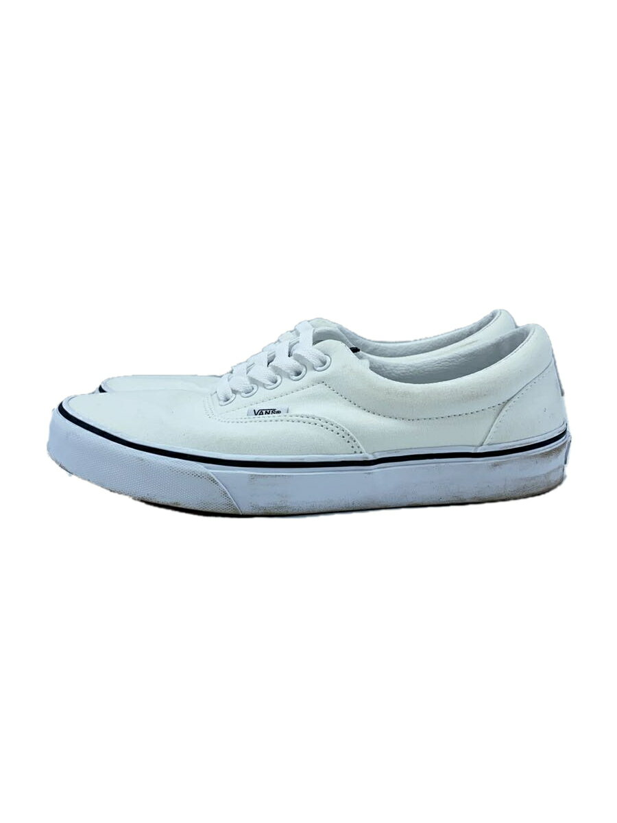 【中古】VANS◆バンズ/ローカットスニーカー/27cm/ホワイト/キャンバス【シューズ】