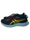 【中古】ASICS◆ローカットスニーカー/25.5cm/BLK/F130422【シューズ】