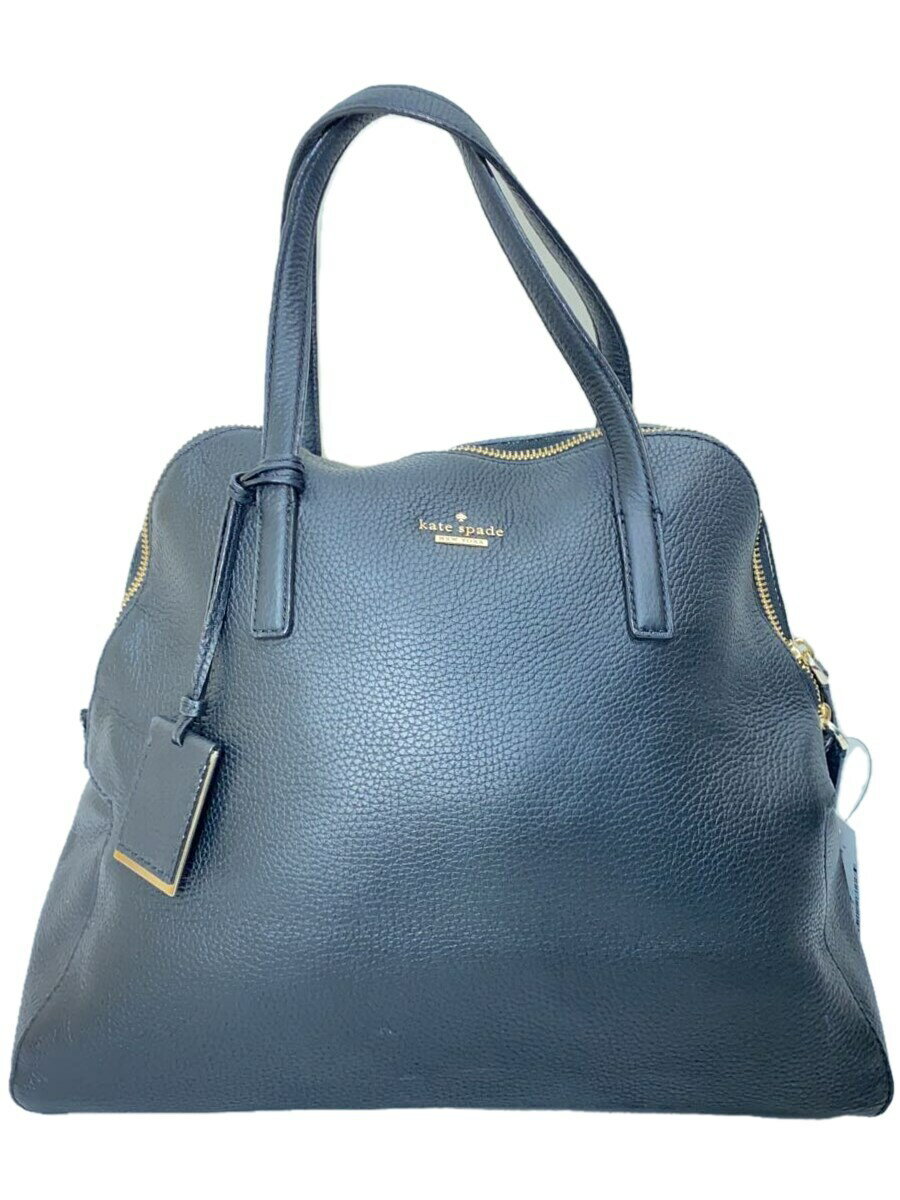 【中古】kate spade new york◆トートバッグ/牛革/BLK/PXRU7124【バッグ】