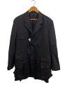 【中古】yohji yamamoto POUR HOMME◆WOOL GABARDINE SLEEVE BUTTON DETACHABLE POCKET/2/HP-J37-100【メンズウェア】
