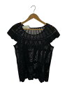 【中古】PLEATS PLEASE ISSEY MIYAKE◆ニット・セーター(薄手)/3/ナイロン/BLK/PP22LK964【レディースウェア】(4)