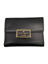 【中古】kate spade new york◆3つ折り財布/--/BLK/無地/レディース/ka599【服飾雑貨他】(4)