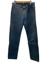 【中古】Levi’s◆90s/先染め/裏552/ボトム/32/デニム/BLK/無地/501-0658【メンズウェア】