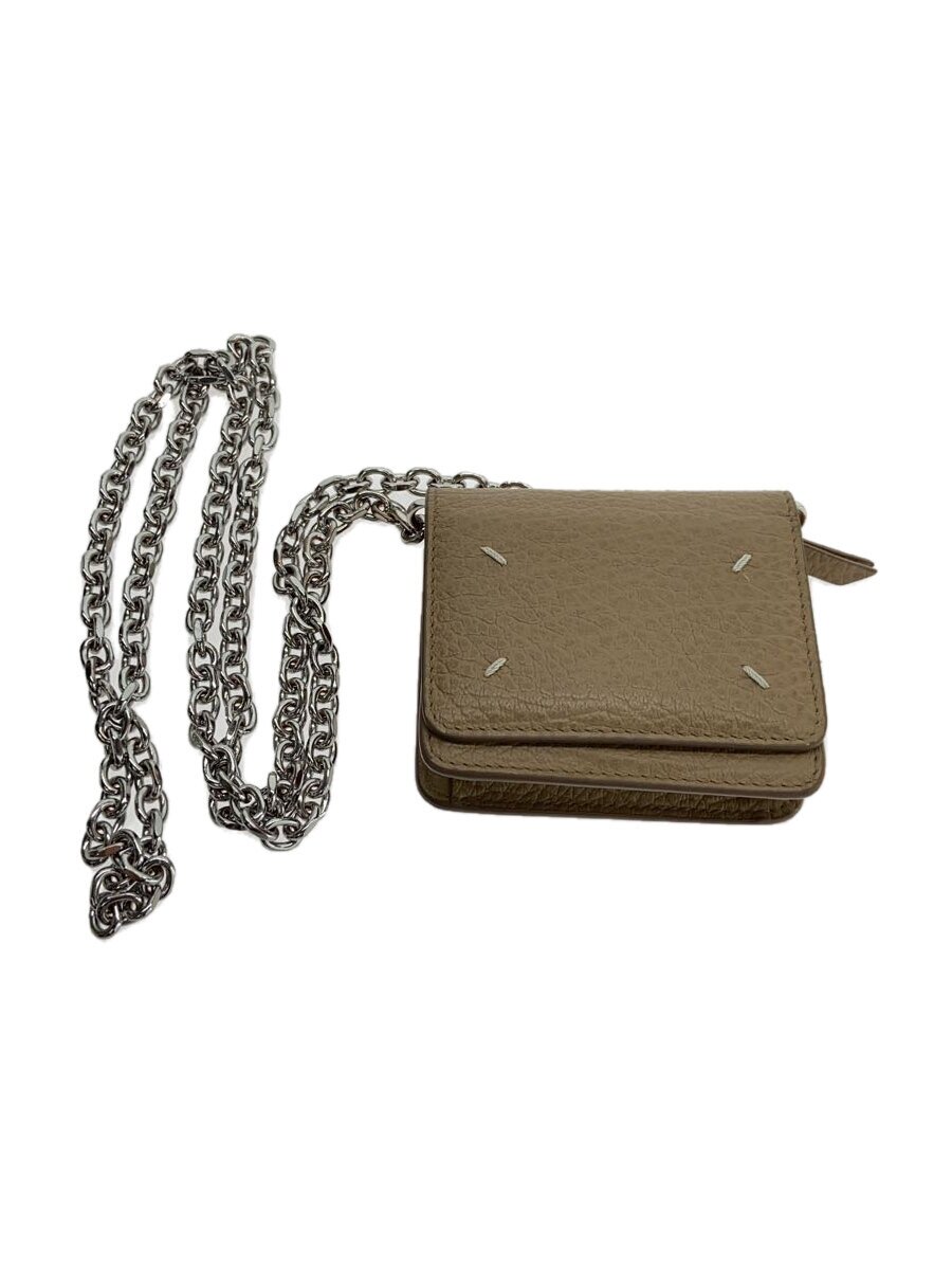 Clothing Accessories (Caps, Ties, Belts) - 【中古】Maison Margiela◆財布/レザー/BEG/レディース【服飾雑貨他】