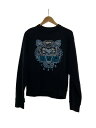 【中古】KENZO◆スウェット/M/コットン/BLK/FA65SW1104XA【メンズウェア】