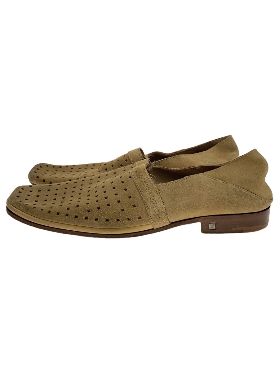 【中古】LOUIS VUITTON◆サンダル/41.5/BEG/スウェード//【シューズ】