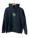 【中古】Supreme◆19SS/Apple Hooded Sweatshirt/パーカー/M/コットン/BLK【メンズウェア】