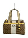 【中古】COACH◆シグネチャー/ボストンバッグ/--/BEG/f11353【バッグ】