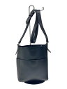 【中古】ALLSAINTS◆ショルダーバッグ/レザー/BLK【バッグ】