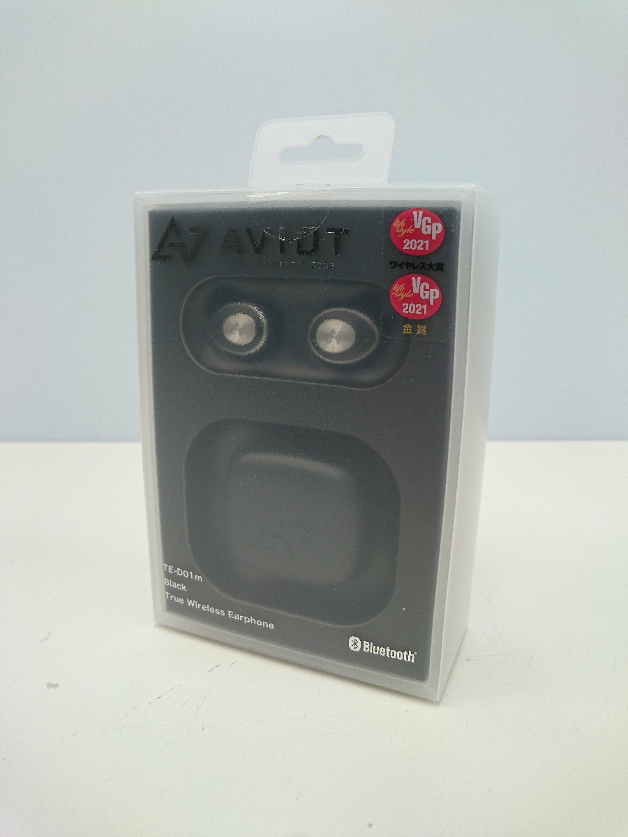 【中古】AVIOT◆イヤホン/TE-D01M-BK//×木村カエラ カナル型 完全ワイヤレス【家電・ビジュアル・オーディオ】