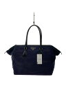 【中古】PRADA◆トートバッグ/ナイロン/NVY【バッグ】(4)