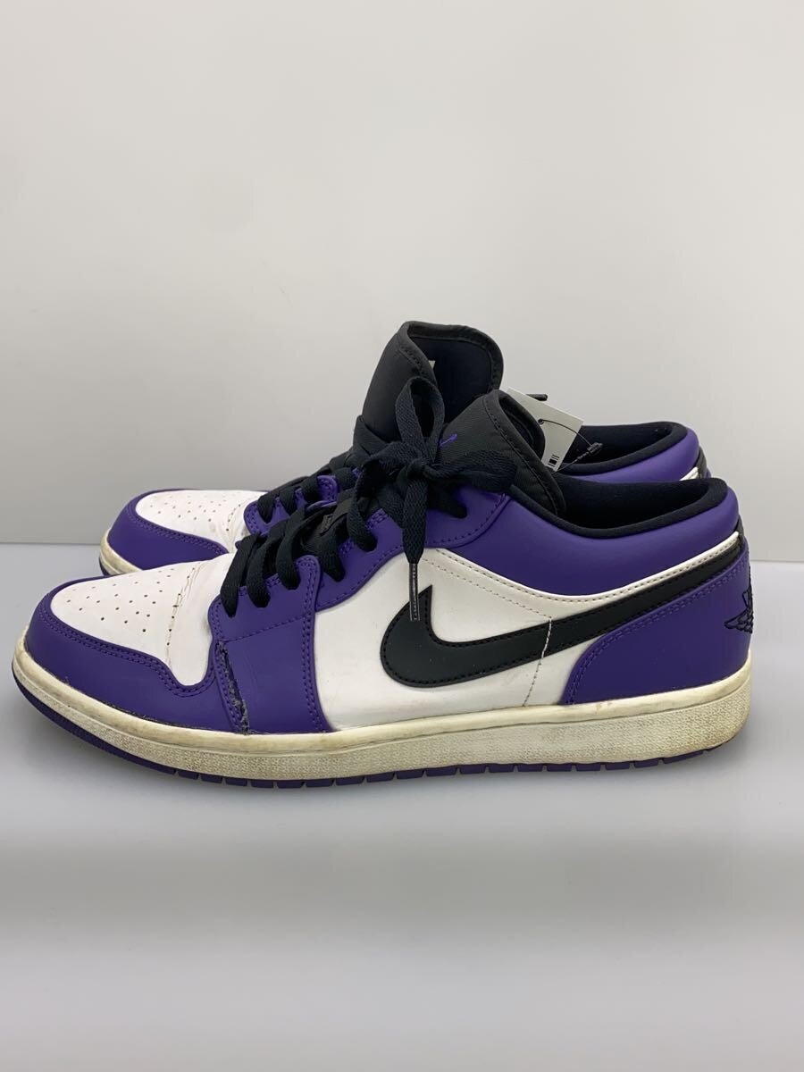 【中古】NIKE◆AIR JORDAN 1 LOW_エアジョーダン 1 ロー/29cm/PUP【シューズ】