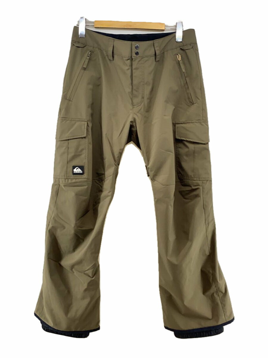 【中古】QUIKSILVER◆ウェアー/M/KHK/PORTER GAITER NP PANT//【スポーツ】