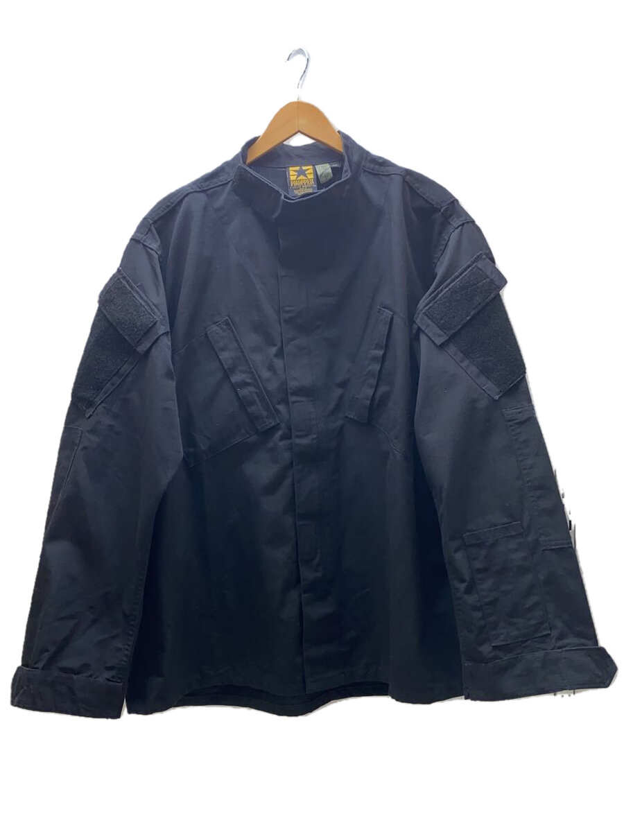 【中古】PROPPER◆ミリタリージャケット/XL/ポリエステル/BLK【メンズウェア】