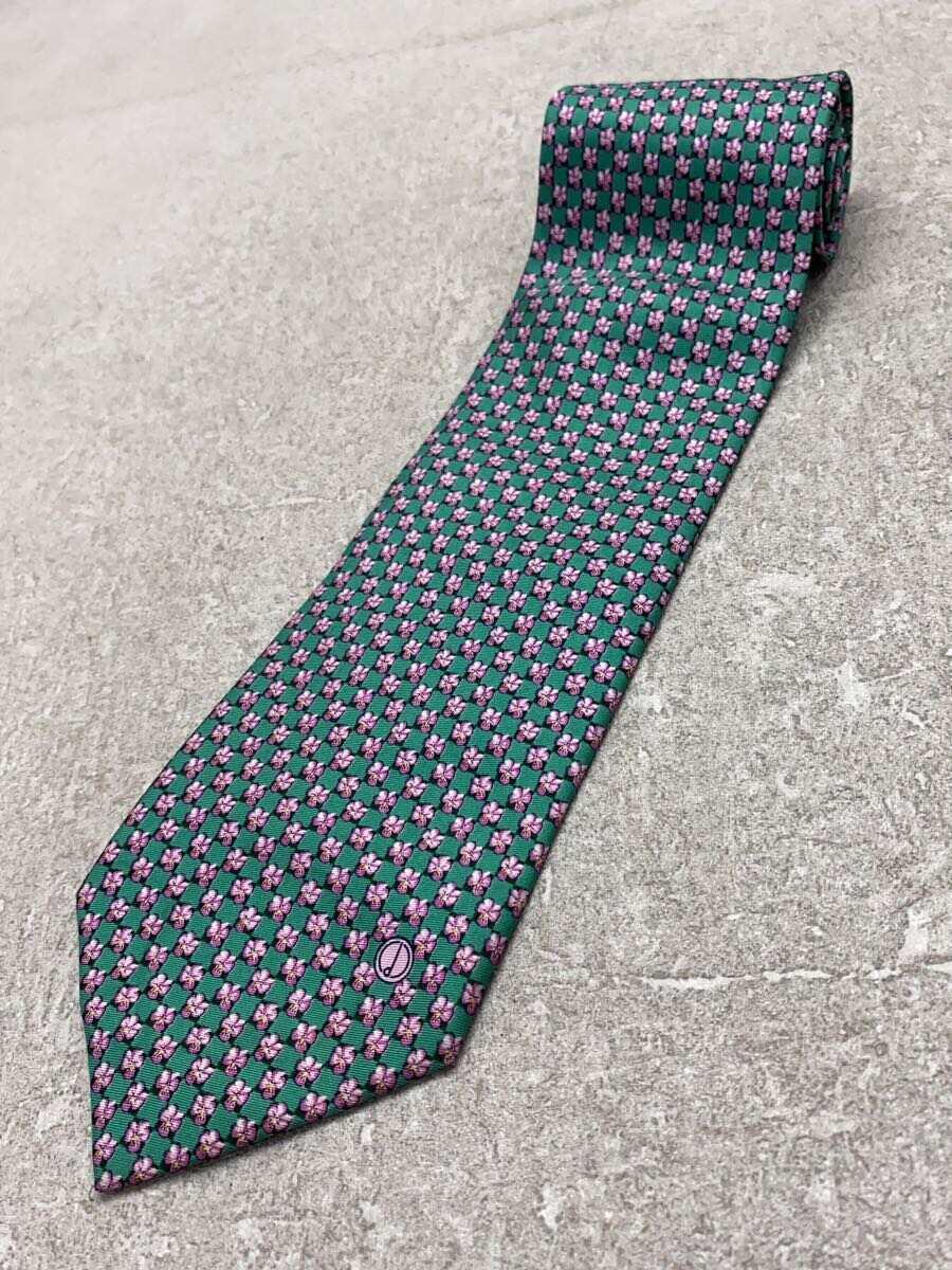 【中古】dunhill◆ネクタイ/シルク/GRN/メンズ【服飾雑貨他】