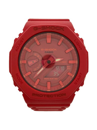 【中古】CASIO◆クォーツ腕時計・G-SHOCK/デジアナ/RED/RED【服飾雑貨他】 【中古】CASIO◆クォーツ腕時計・G-SHOCK/デジアナ/RED/RED【服飾雑貨他】